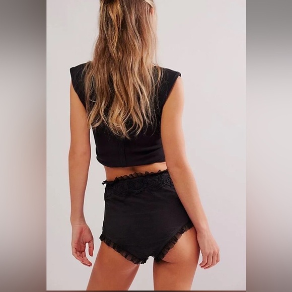 Free People In Bloom Embroidered Bloomers NWOT - Picture 3 of 7